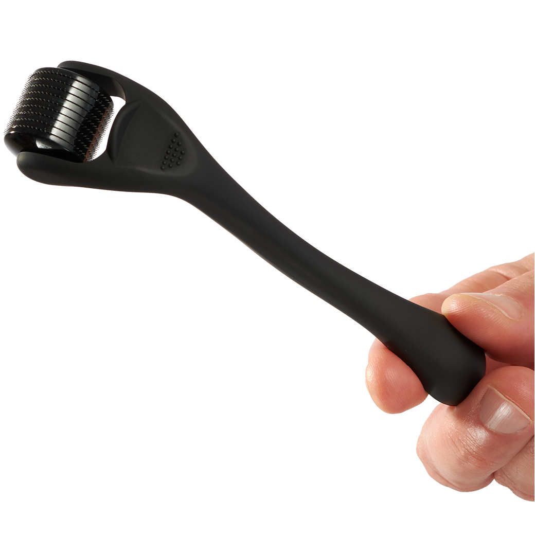 Stimule les zones clairsemées avec un Beard-Roller