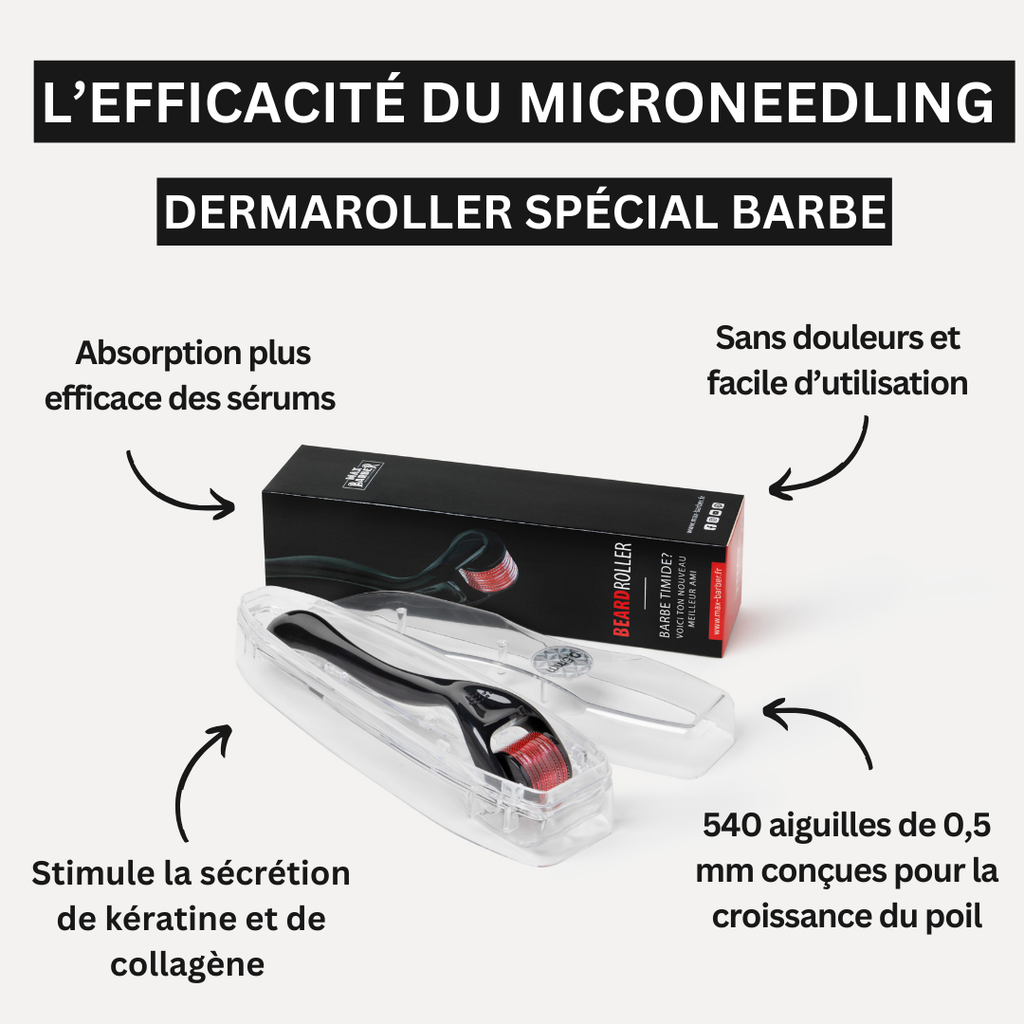 ⁠BeardRoller Dermaroller Spécial Barbe MaxBarber — free download