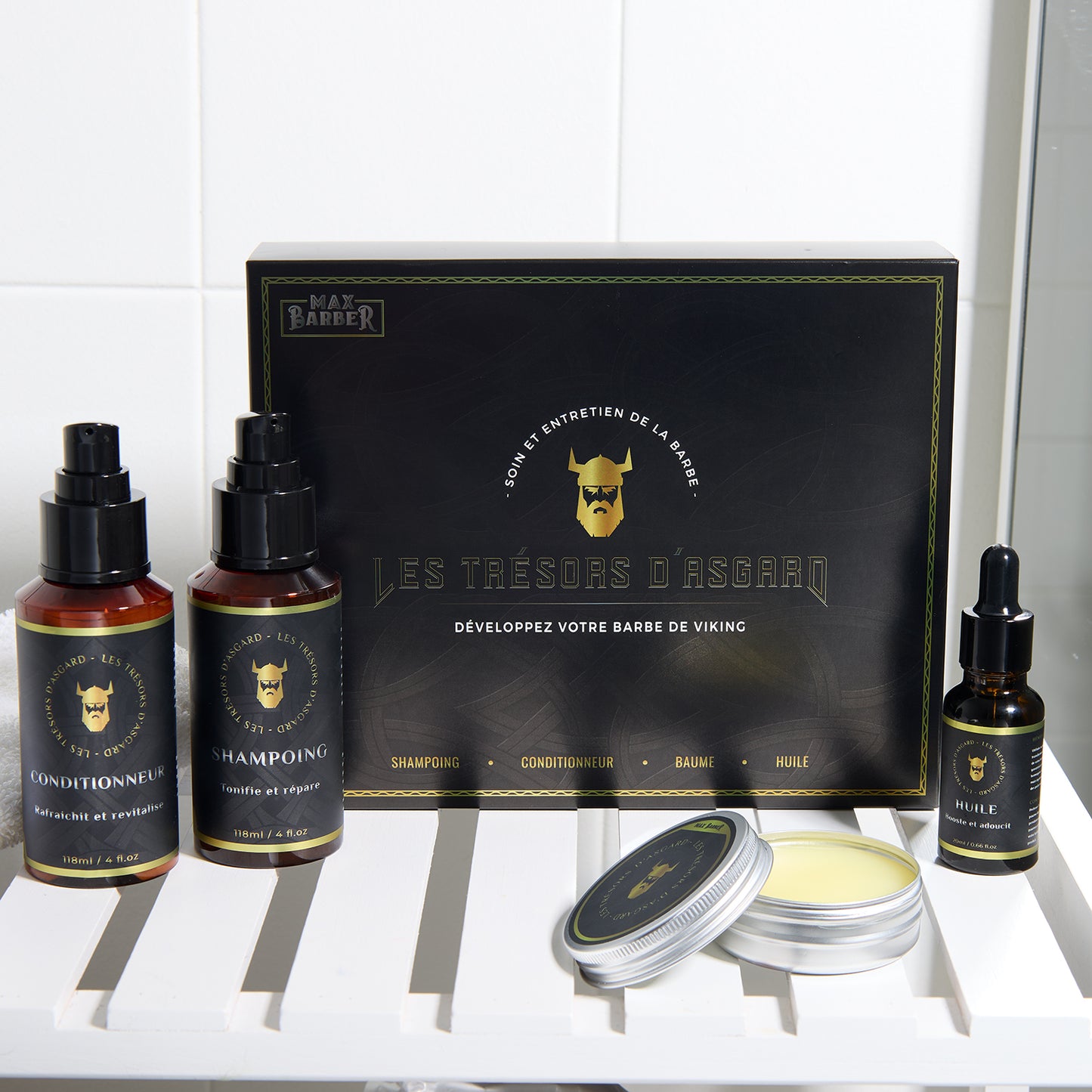 Les trésors d’Asgard  | Coffret Complet Soin barbe 4-en-1