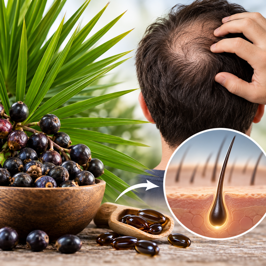 Saw palmetto et chute de cheveux : ce que disent vraiment les études