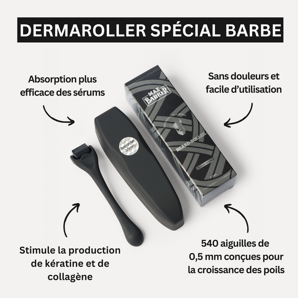 ⁠Beard-Roller | Dermaroller Spécial Barbe