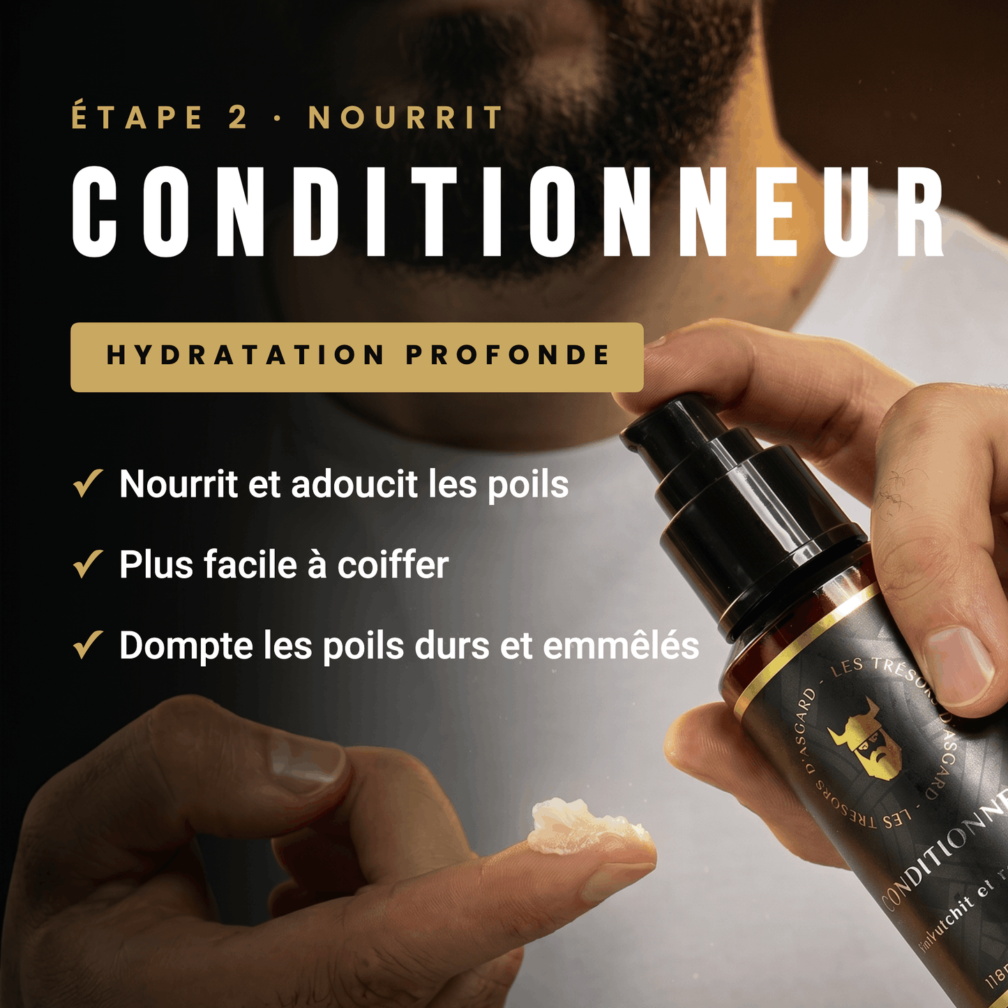 Coffret Soin Barbe Homme Complet 4-en-1 | Les Trésors d'Asgard