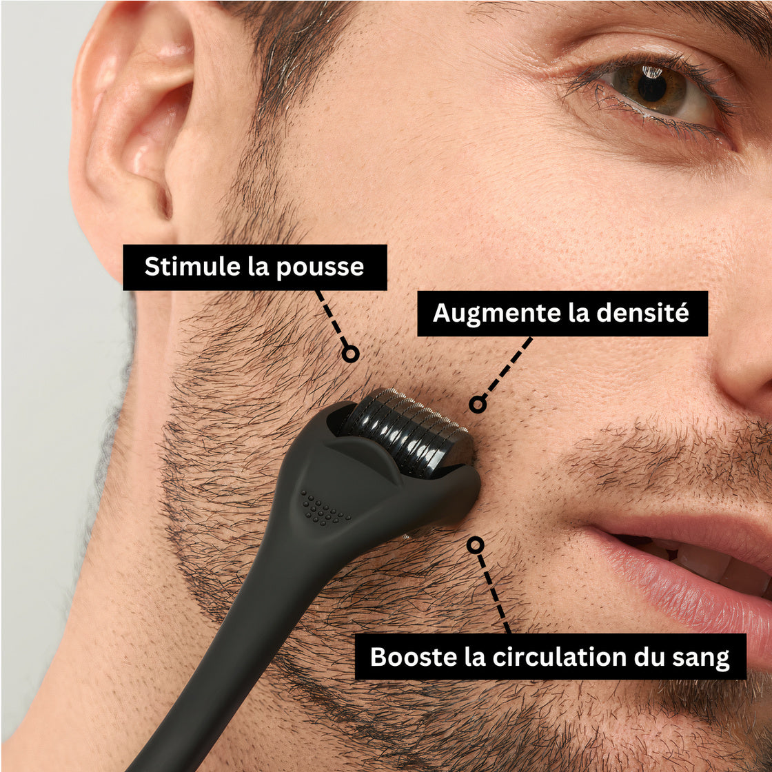 Dermaroller Barbe BeardRoller Stimulation Naturelle de la Pousse Max — free download