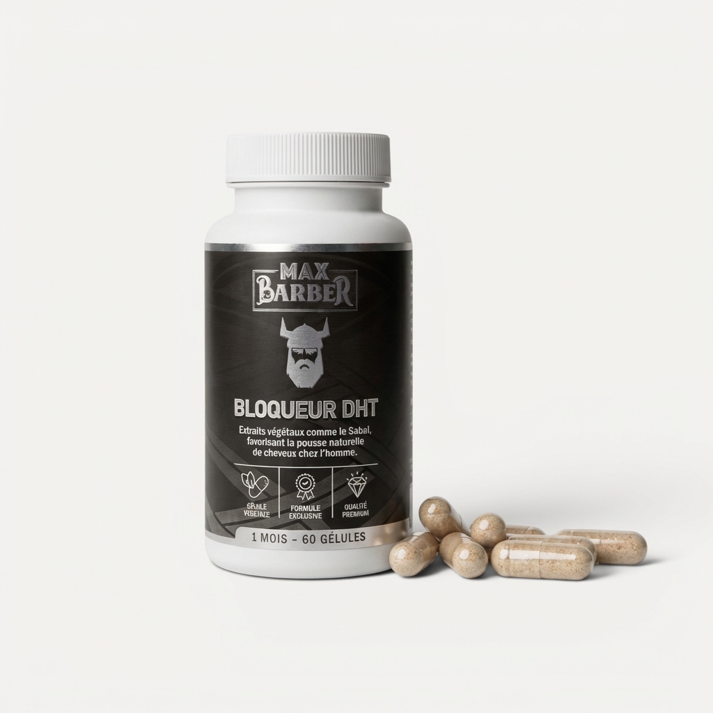 DHT Blocker : Bloqueur de DHT Naturel | Saw Palmetto 320 mg | Max-Barber