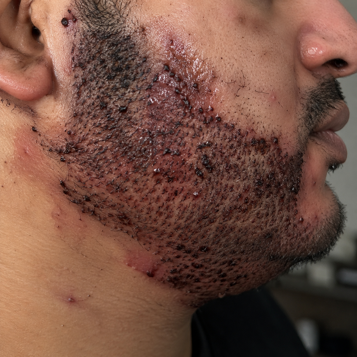 Une greffe de barbe ne réveille pas tes follicules