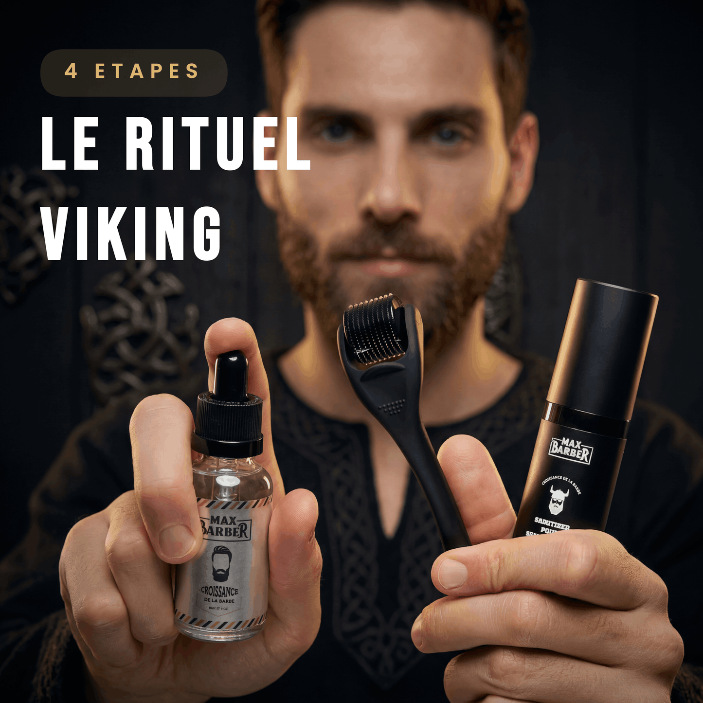 Kit Pousse Barbe Complet | Coffret Viking