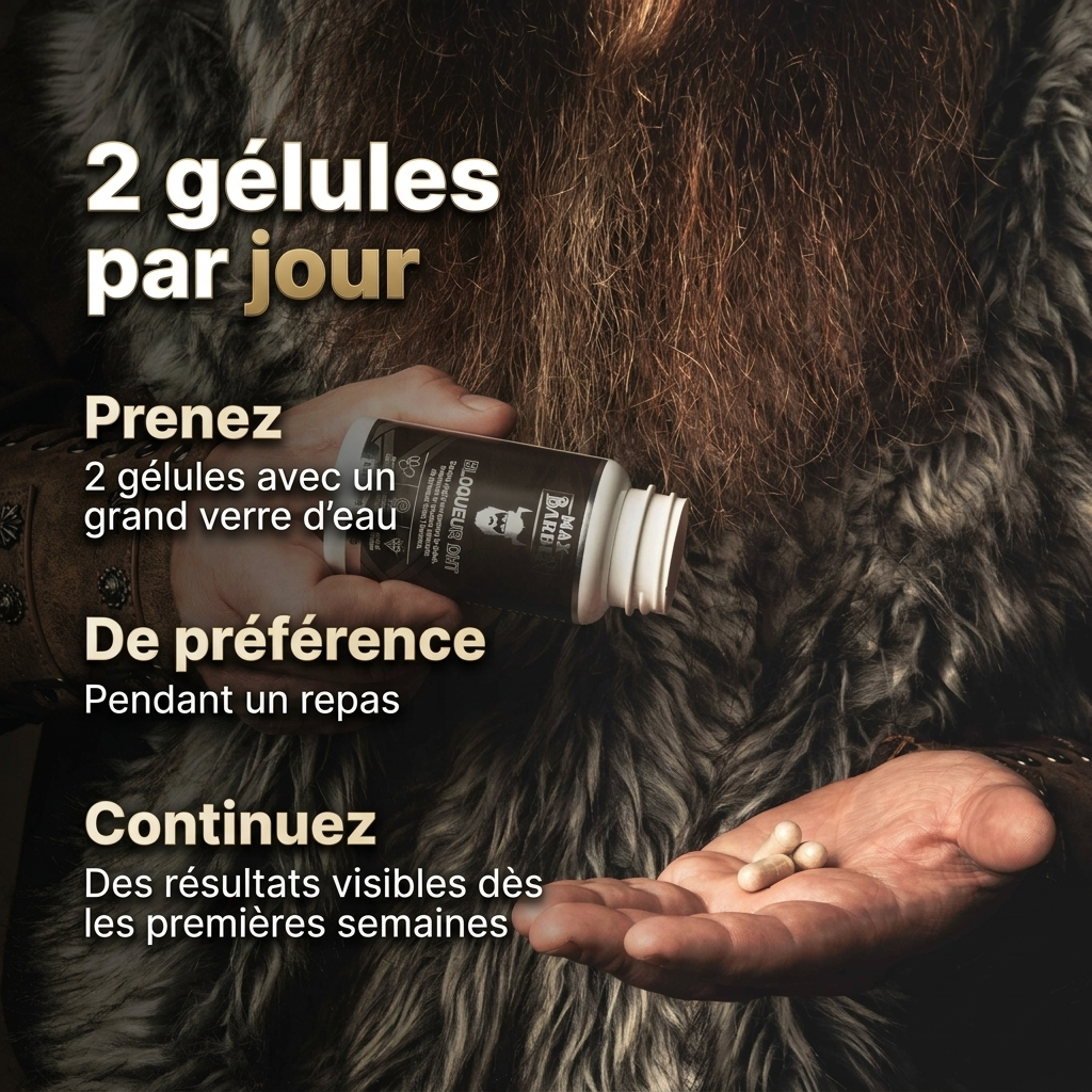 DHT Blocker : Bloqueur de DHT Naturel | Saw Palmetto 320 mg | Max-Barber