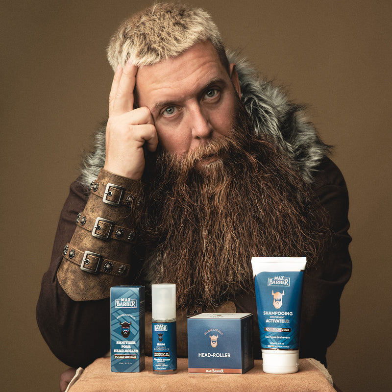 Homme avec cheveux denses Pack Odin Redensyl